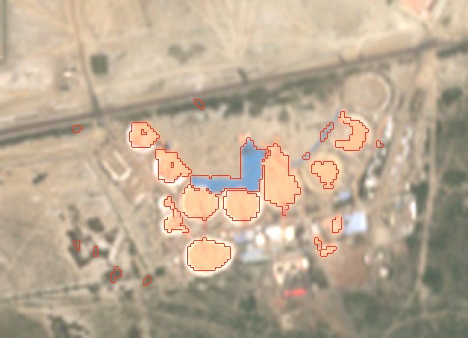 Satellite frame, Dhordo, Kachchh, 24 Oct 2025 · 11:29 IST · roofs outlined · ha